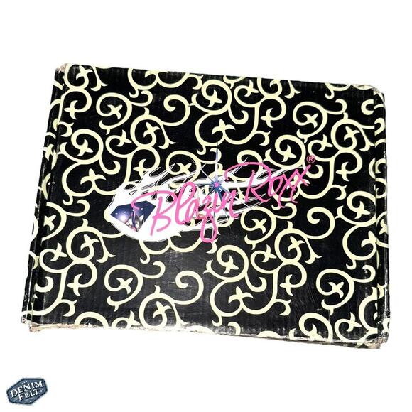 Blazin Roxx Kids/Girls Riley Raspberry Serape Stripe Shoe/Boots/Bootie - Picture 3 of 7